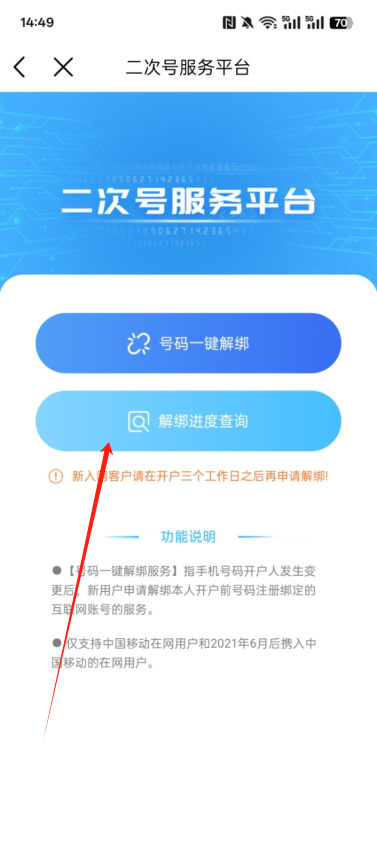 进度查询入口